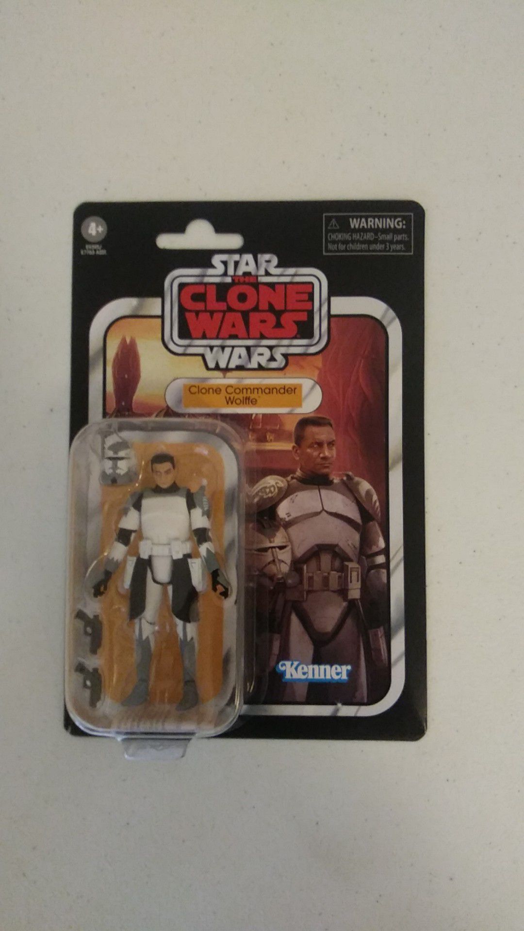 Star Wars the clone wars the vintage collection clone commander wolffe action figure kenner
