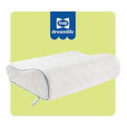 Sealy Dreamlife Medium Contour Memory Foam Pillow Brand New In Box