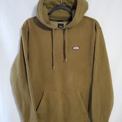 Vans Off The Wall Green Faded Hoodie Mens Size Small