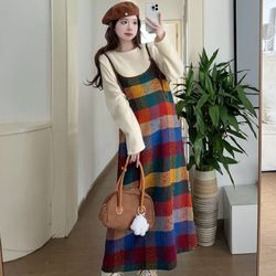 Pregnancy Sweater Dress Set