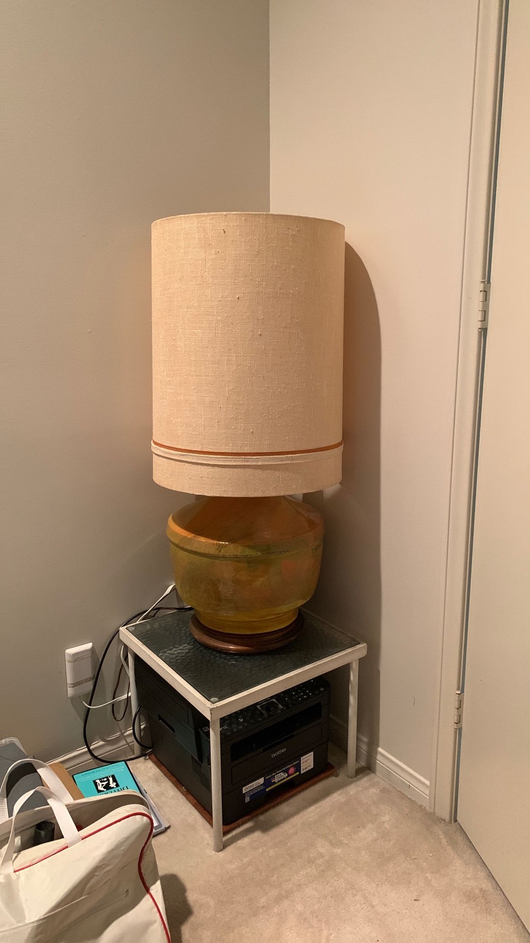 Vintage Mcm Mid Century Large Lamp