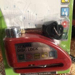 Disc Brakes Lock With Alarm