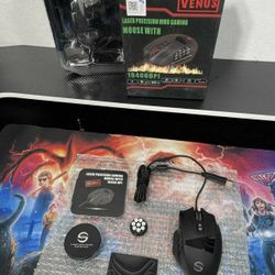 New UtechSmart Venus Gaming Mouse RGB Wired, 16400 DPI High Precision Laser Programmable MMO Computer Gaming Mice [IGN's Recommendation]