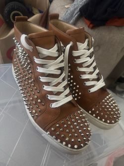 Christian Louboutin Spiked High-Top Sneakers