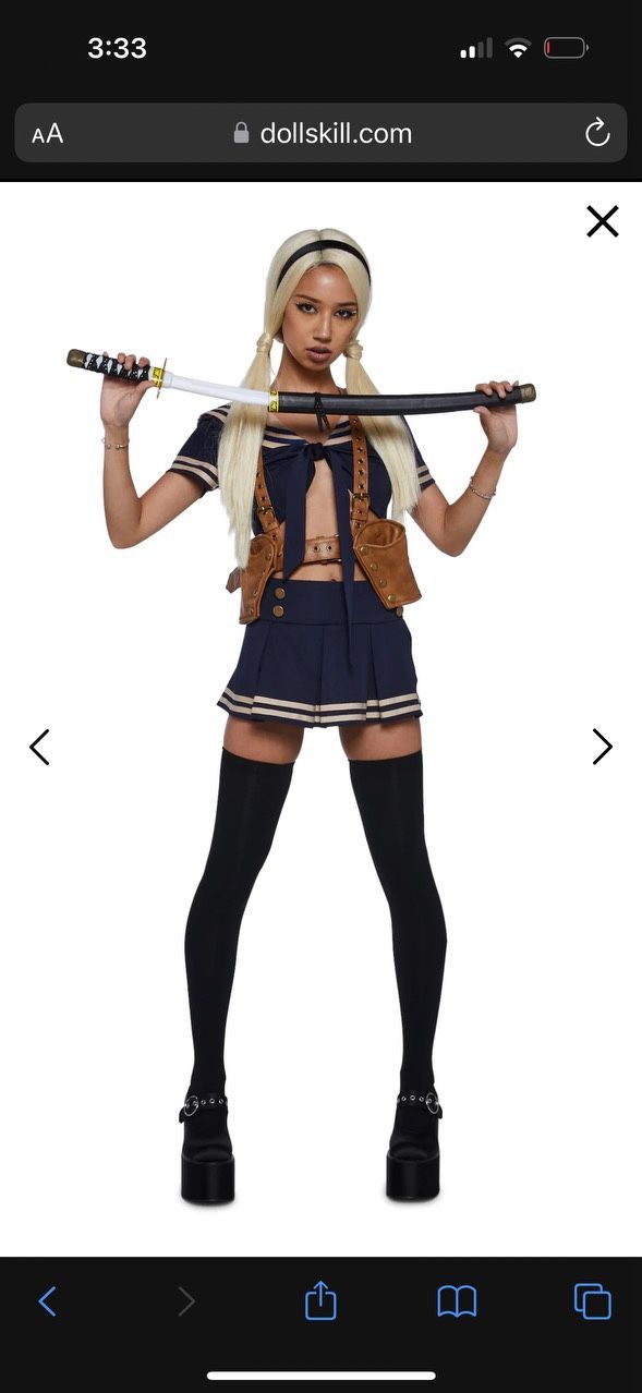 ONE-HIT KNOCKOUT COSTUME SET DOLLS KILL