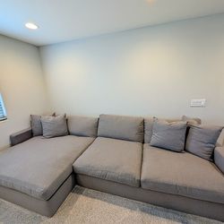 Grey Living Spaces Sectional