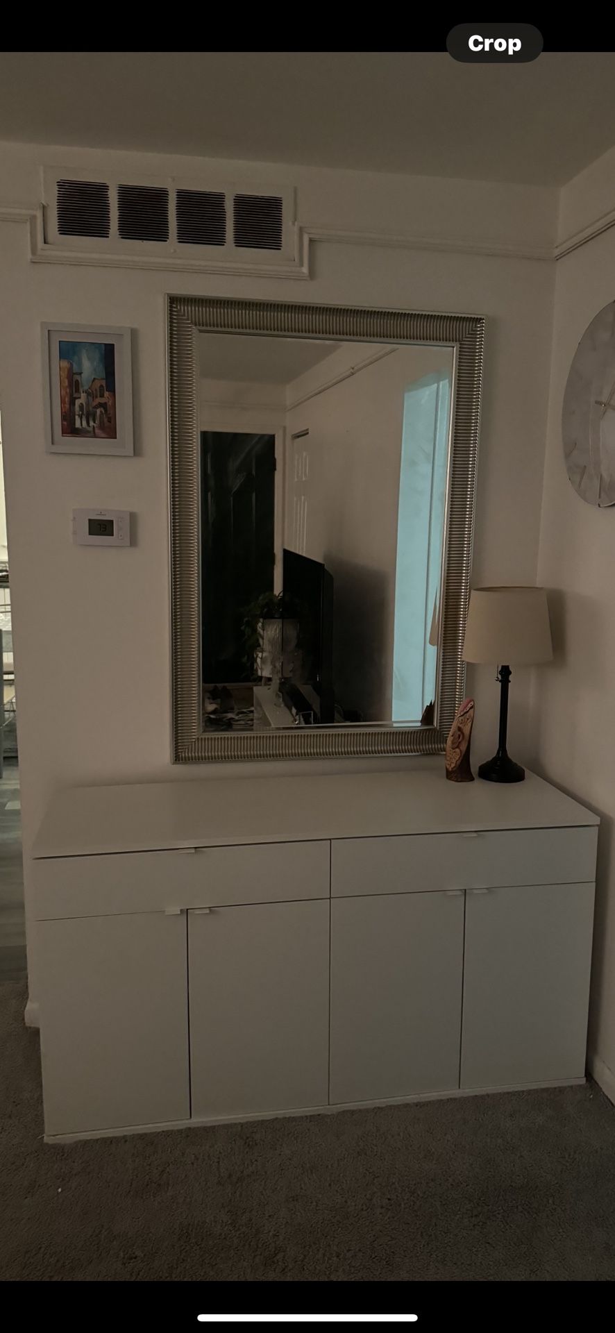 Dresser And a Mirror 