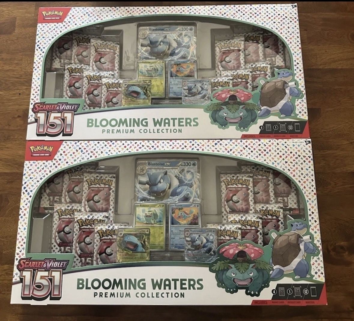 Pokémon 151 Blooming Waters Premium Collection (2 Pack) FACTORY SEALED