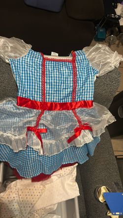 Halloween Wizard Of Oz Dorothy Dress Child Size 8 Med