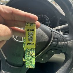 Tortuga Fest 3 Day Super VIP Pass Wrist Band $2300