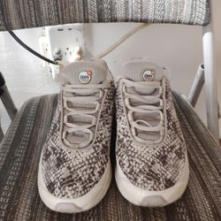 Air Max Dn Premium sneakers in the "Snakeskin" or "Malt" colorway