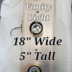 Have 2 Vainty Lights Vintage Design Wood 