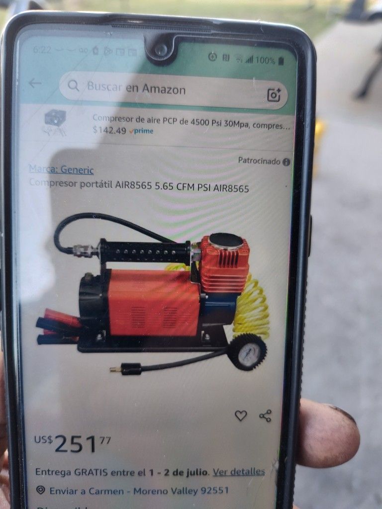 Compresor Portátil En Buenas Condiciones