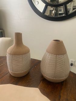 Decorative Vases Set of Two
