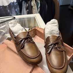 Miu Miu boat shoes