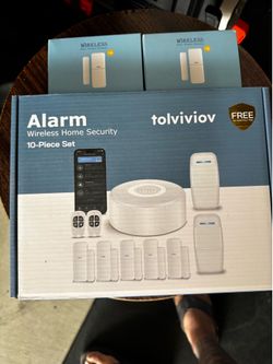 Security system and Alarm sensors (brand new)