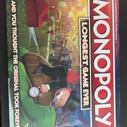 Monopoly - The Longest Game Ever (some new & sealed)