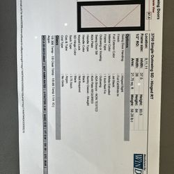 Windor Single Swinging Aluminum Door