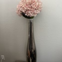 Tall Vase With Flowers