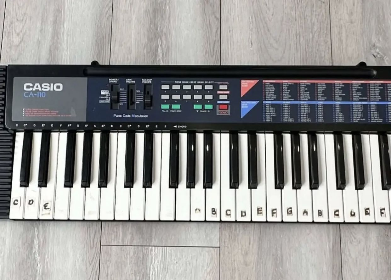 Casio CA 110 Black Tone Bank 49 Key Musical Instrument Electronic Keyboard