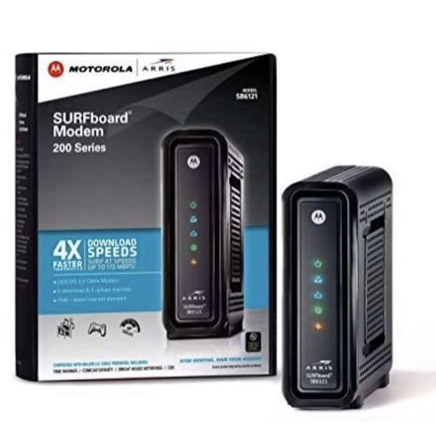 Arris Surfboard Sb6121 4X4 Docsis 3.0 Cable Modem