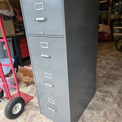 File Cabinet, Four Drawer