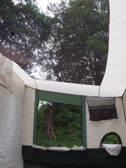 Camping Tent 16 x 12 ft Coleman salmon river cabin for Sale