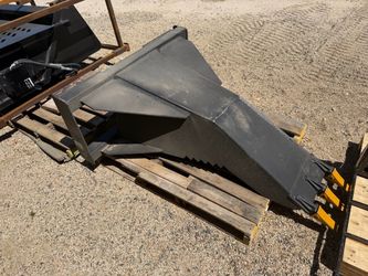 Skid steer, bucket, stump remover