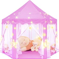Pink Princess Tent For Girls