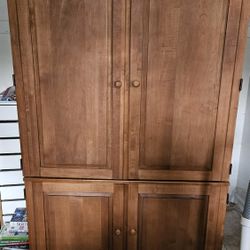 Ethan Allen "Hide a Desk" Armoire