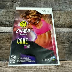 NEW ZUMBA FITNESS CORE PARTY YOUR ABS OFF NINTENDO WII