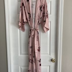 Silky Kimono Style Robe