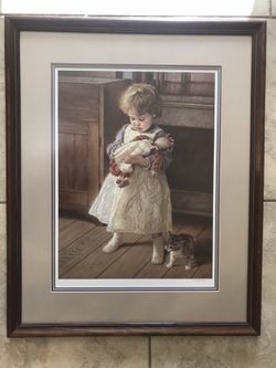 Jim Daly signed, framed print