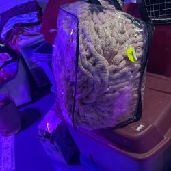 Queen Size Quilted Bed Spread- Pink