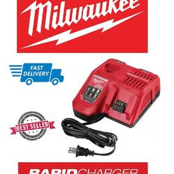 Milwaukee Genuine OEM Rapid Charger 48-59-1808 Fir M18 & M12, 12 & 18 Volt