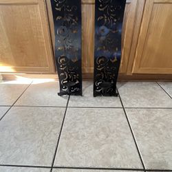 Large Metal Sconces  30” x  7”1/2