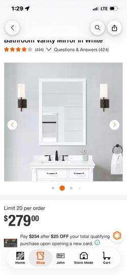 Bathroom mirror
