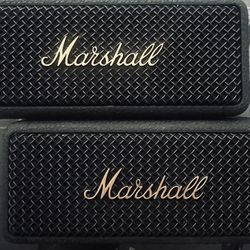 Marshall Emberton 2 Bluetooth Speakers X2 $150