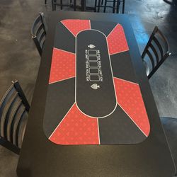 Nonslip tabletop poker mat