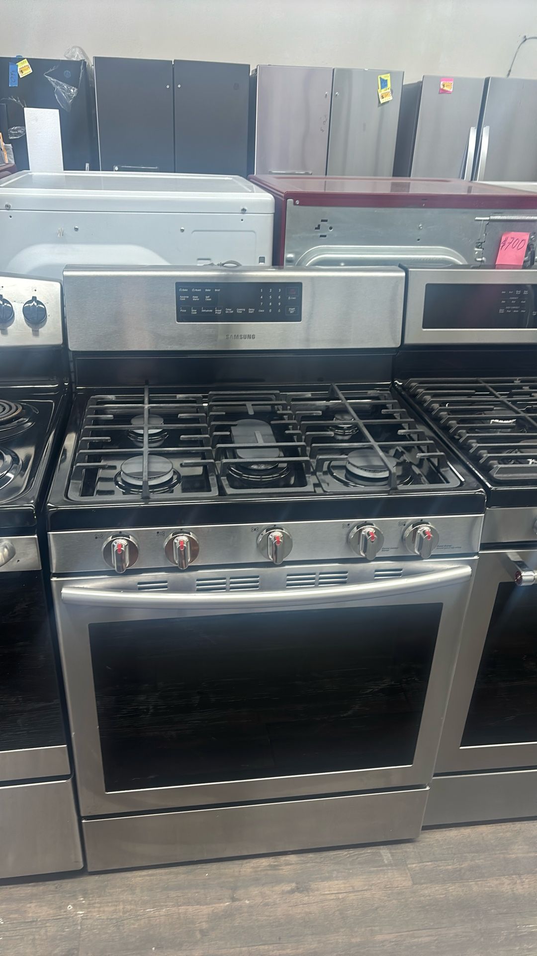 SAMSUNG STAINLESS STEEL GAS STOVE