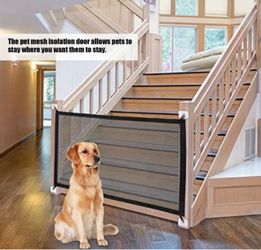 Pet Mesh Isolation Door Gate up to 112 wide