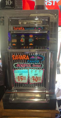 Mills 10 Cent Sahara Tahoe Slot Machine
