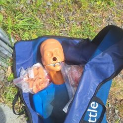 LITTLE ANNE LAERDAL CPR MANIKIN  CREEPY  $10 BUCKS 