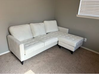White couch
