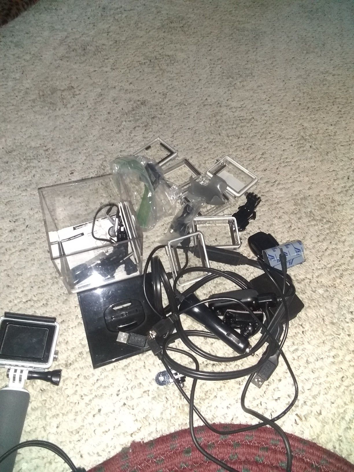 Go pro here 4 used once 220$ obo