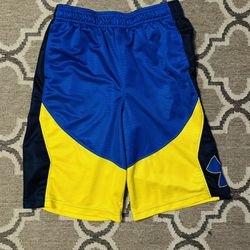 Boys YLG 29”-32.5” Waist Under Armour Athletic Shorts w/ Drawstring