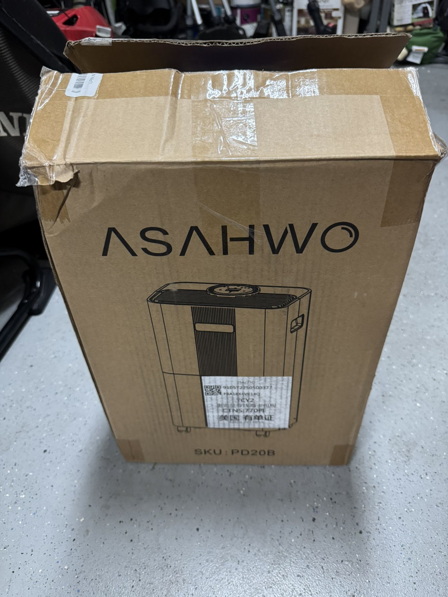 ASAHWO PD20B Portable Dehumidifier – Quiet Operation, Energy Efficient New never used just opened box