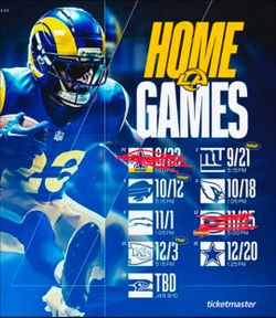 RAMS TICKETS 2026 SEASON 🐏 🔵🟡🐏