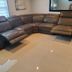 city furniture grey leather sectional 