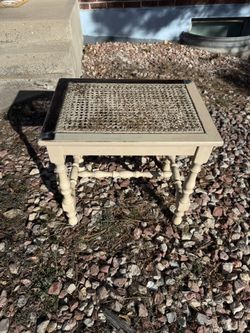 19th Century French Provincial Louis XVI Style Necessary Stool/End Table